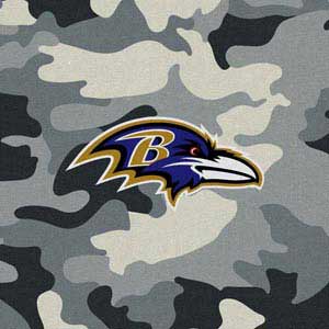 NFL Baltimore Ravens Camo Surface Pro 6 Skin