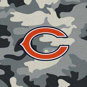 NFL Chicago Bears Camo Moto E5 Plus Skin