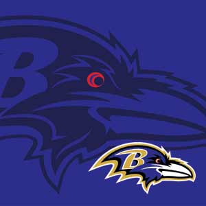 NFL Baltimore Ravens Double Vision Xbox 360 (Includes HDD) Skin