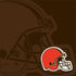 NFL Cleveland Browns Double Vision iPhone XS Clear Case