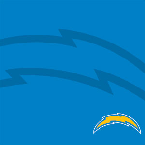 NFL Los Angeles Chargers Double Vision Wii (Includes 1 Controller) Skin