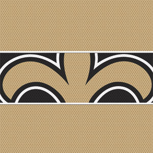 NFL New Orleans Saints Zone Block Playstation 3 & PS3 Slim Skin