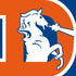 NFL Denver Broncos Retro Logo iPhone XS Clear Case