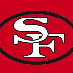 NFL San Francisco 49ers Retro Logo Galaxy Book 12in Skin