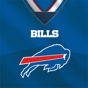 NFL Buffalo Bills Team Jersey Studio Wireless Skin