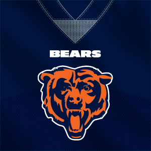 NFL Chicago Bears Team Jersey Galaxy Buds Plus Skin