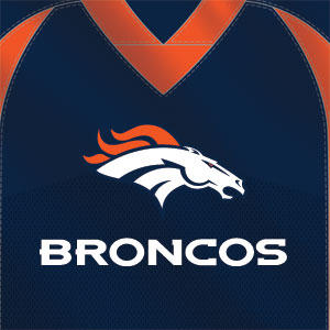 NFL Denver Broncos Team Jersey Playstation 3 & PS3 Slim Skin