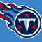 NFL Tennessee Titans Large Logo Galaxy Book 12in Skin