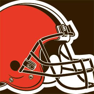 NFL Cleveland Browns Large Logo Xbox 360 (Includes HDD) Skin