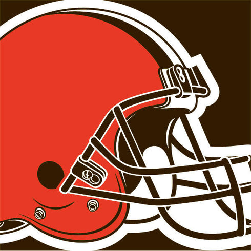 NFL Cleveland Browns Large Logo iPhone XS Clear Case