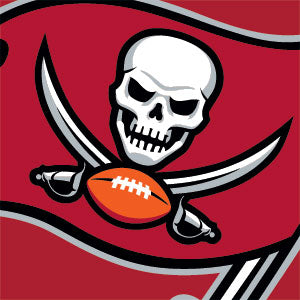 NFL Tampa Bay Buccaneers Large Logo Xbox 360 Slim (2010) Skin