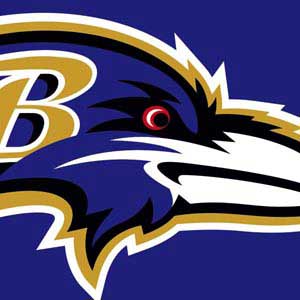 NFL Baltimore Ravens Large Logo PS5 Digital Edition Console Skin