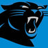 NFL Carolina Panthers Large Logo iPhone XS Clear Case