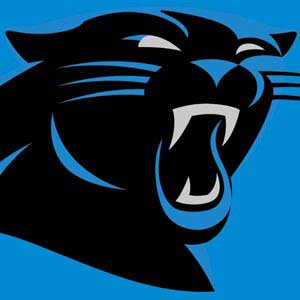 NFL Carolina Panthers Large Logo Wii (Includes 1 Controller) Skin