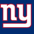 NFL New York Giants Large Logo iPhone XS Clear Case