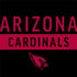 NFL Arizona Cardinals Black Performance Series iPhone XS Clear Case
