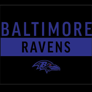 NFL Baltimore Ravens Black Performance Series Playstation 3 & PS3 Skin