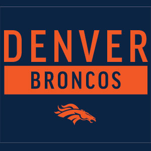 NFL Denver Broncos Blue Performance Series Fire TV Cube Skin