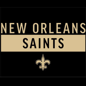 NFL New Orleans Saints Black Performance Series Apple AirPods 2 Skin