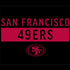 NFL San Francisco 49ers Black Performance Series iPhone XS Clear Case