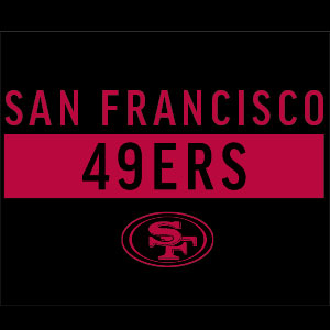 NFL San Francisco 49ers Black Performance Series Apple AirPods 2 Skin