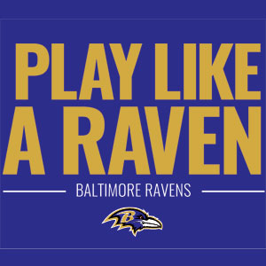 NFL Baltimore Ravens Team Motto Wii (Includes 1 Controller) Skin