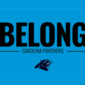 NFL Carolina Panthers Team Motto Playstation 3 & PS3 Slim Skin