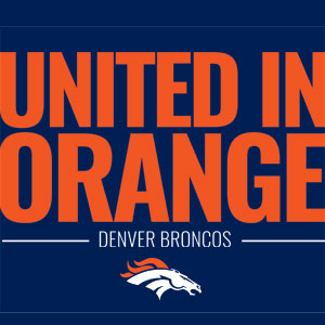 NFL Denver Broncos Team Motto Studio Wireless Skin