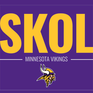 NFL Minnesota Vikings Team Motto Google Home Hub Skin