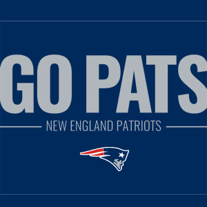 NFL New England Patriots Team Motto Wii (Includes 1 Controller) Skin