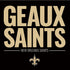 NFL New Orleans Saints Team Motto iPhone XS Clear Case