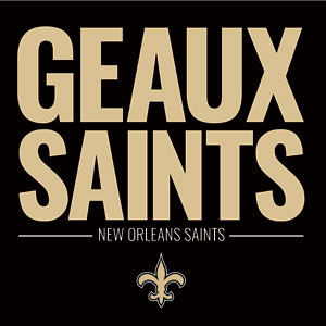NFL New Orleans Saints Team Motto PS4 Pro Console Skin