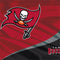 NFL Tampa Bay Buccaneers Corsair 4000D Tempered Glass Mid-Tower ATX Case Skin