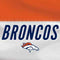 NFL Denver Broncos White Striped Playstation 3 & PS3 Slim Skin