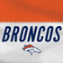 NFL Denver Broncos White Striped iPhone XS Clear Case
