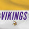 NFL Minnesota Vikings White Striped Fire TV Cube Skin