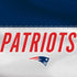 NFL New England Patriots White Striped iPhone XS Clear Case