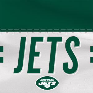 NFL New York Jets White Striped MacBook Pro 14in (2021-24) Skin