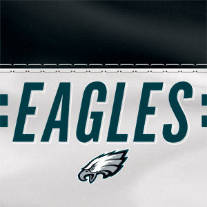 NFL Philadelphia Eagles White Striped Playstation 3 & PS3 Slim Skin