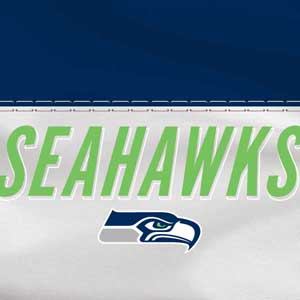 NFL Seattle Seahawks White Striped Moto E5 Plus Skin