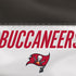 NFL Tampa Bay Buccaneers White Striped iPhone XS Clear Case