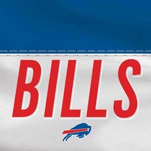 NFL Buffalo Bills White Striped Naida CI Q70 Kit Skin