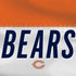 NFL Chicago Bears White Striped iPhone XS Clear Case