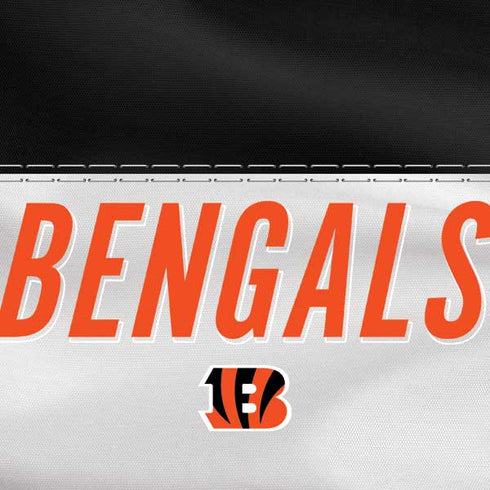 NFL Cincinnati Bengals White Striped PS5 Slim Digital Edition Bundle Skin