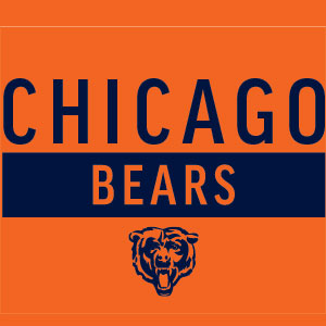 NFL Chicago Bears Orange Performance Series Wii (Includes 1 Controller) Skin