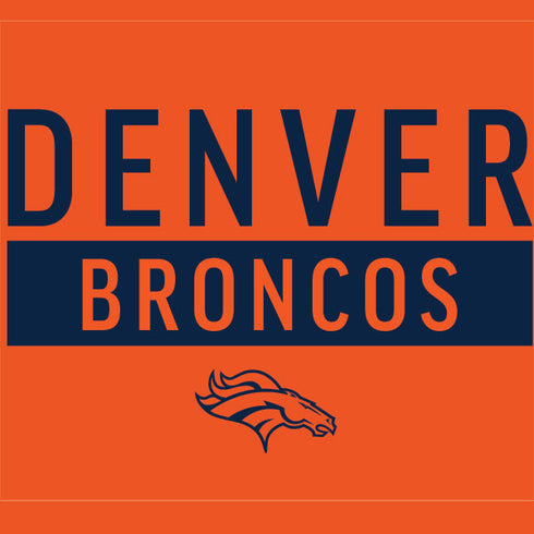 NFL Denver Broncos Orange Performance Series iPhone XS Clear Case