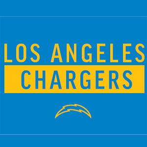 NFL Los Angeles Chargers Blue Performance Series Wii (Includes 1 Controller) Skin