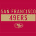 NFL San Francisco 49ers Red Performance Series iPhone XS Clear Case