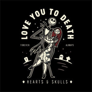 Disney The Nightmare Before Christmas Love You To Death Wii (Includes 1 Controller) Skin