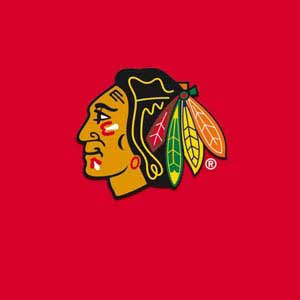 NHL Chicago Blackhawks Solid Background PS5 Console Skin